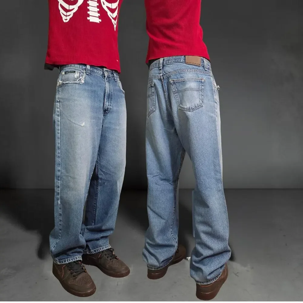 Vintage Y2K Pocket Faded DNKY Denim Jeans (34x34)